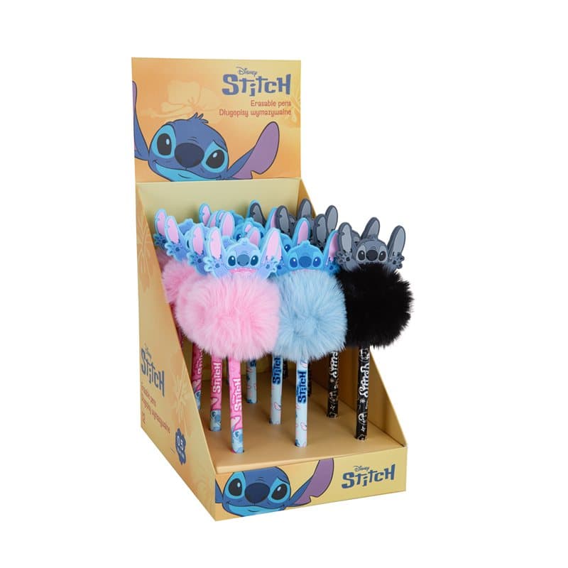 Stitch Erasable Pen Fluffy 12 Pcs