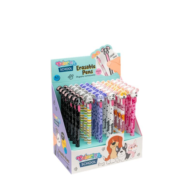 Erasable Pens Dogs 36 Pcs