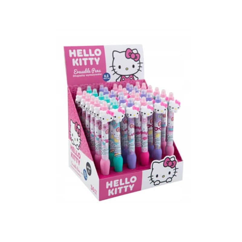 Hello Kitty Erasable Pen Display 36 Pcs