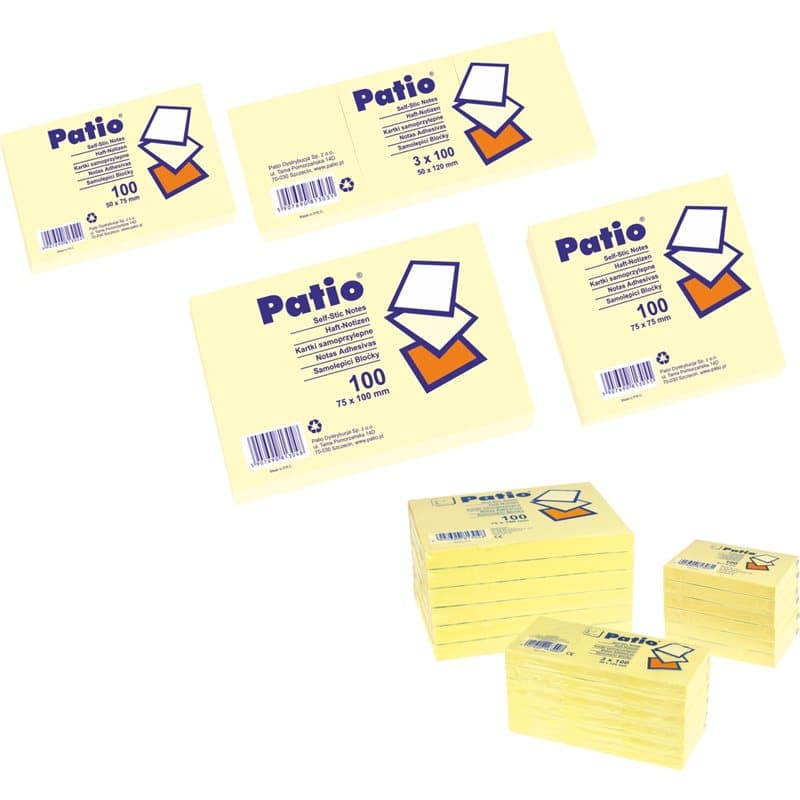 Self stick notes 75x75mm