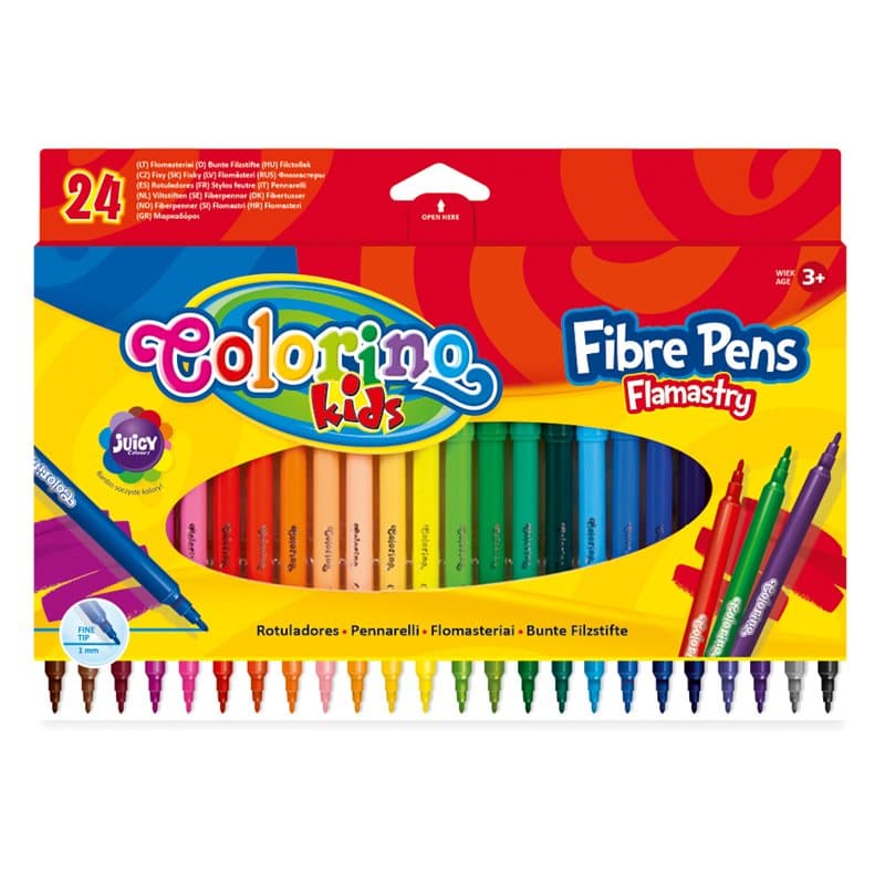 Fibre Pens 24 Colours