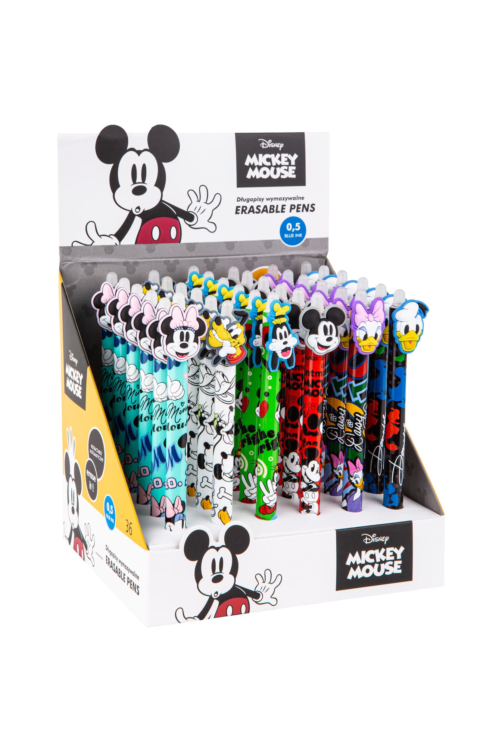 Mickey Mouse Erasable Pens 36 Pcs