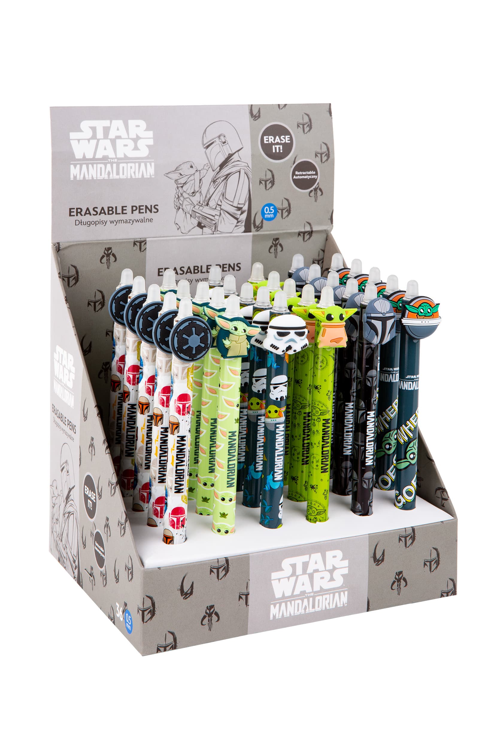 Mandalorian Erasable Pens 36 Pcs