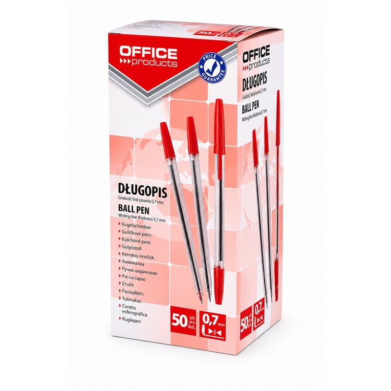 Ball Pen Red X 50
