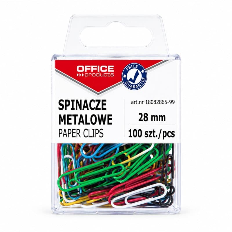 Paper Clips Coloured 28mm X 100pcs