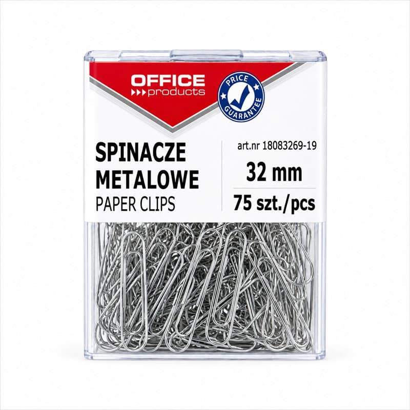 Paper Clips Silver 32mm X 75pcs