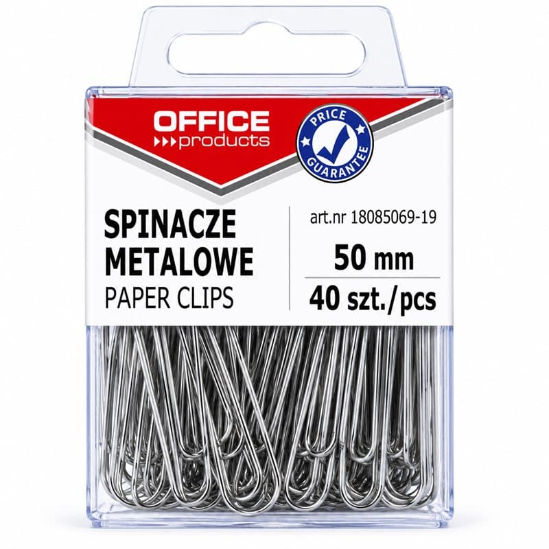 Paper Clips Silver 50mm X 40pcs