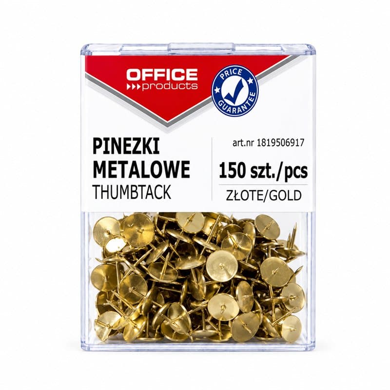 Thumb Tacks Golden 150pcs