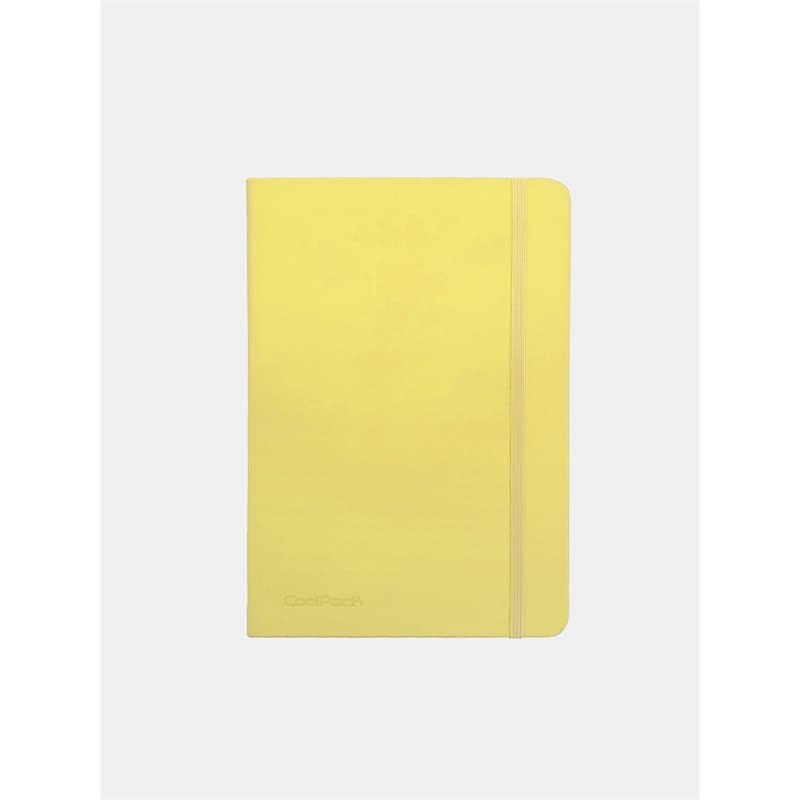 A5 Lined Notebook Pastel Yellow