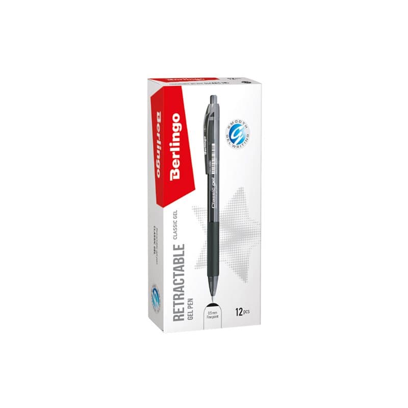 Classic Gel Pen with grip 0.5 mm Black
