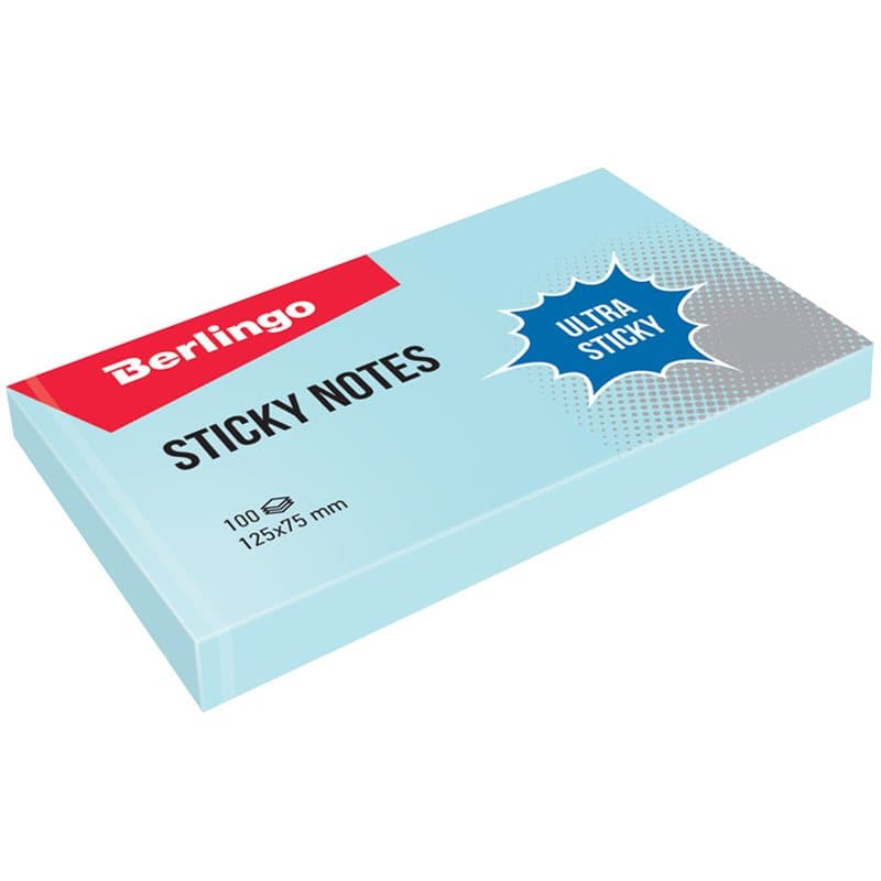 Berlingo Sticky Notes 125 x 75 mm Blue