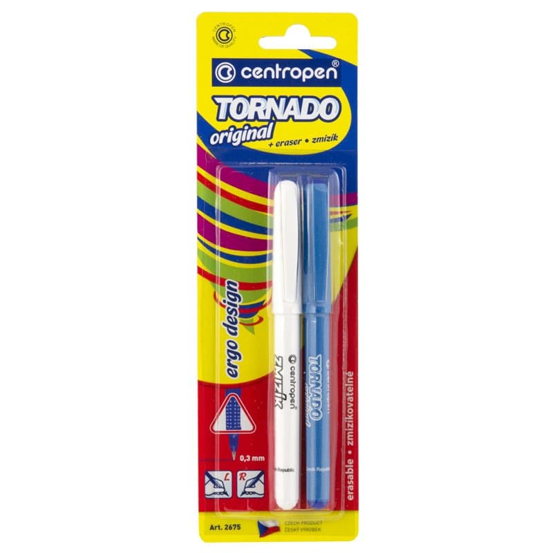 Tornado Orig Pen + Eraser Blister