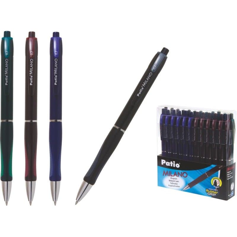 Ballpoint pen Milano blue 24 pcs box