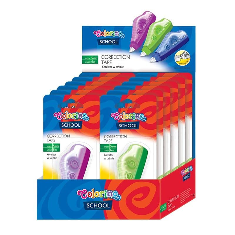 Correction Tape 5Mm X 6M 12 Pcs