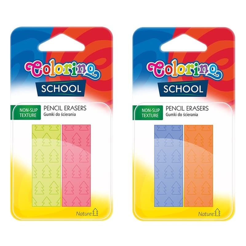 Pencil Erasers Blister 2 Pck