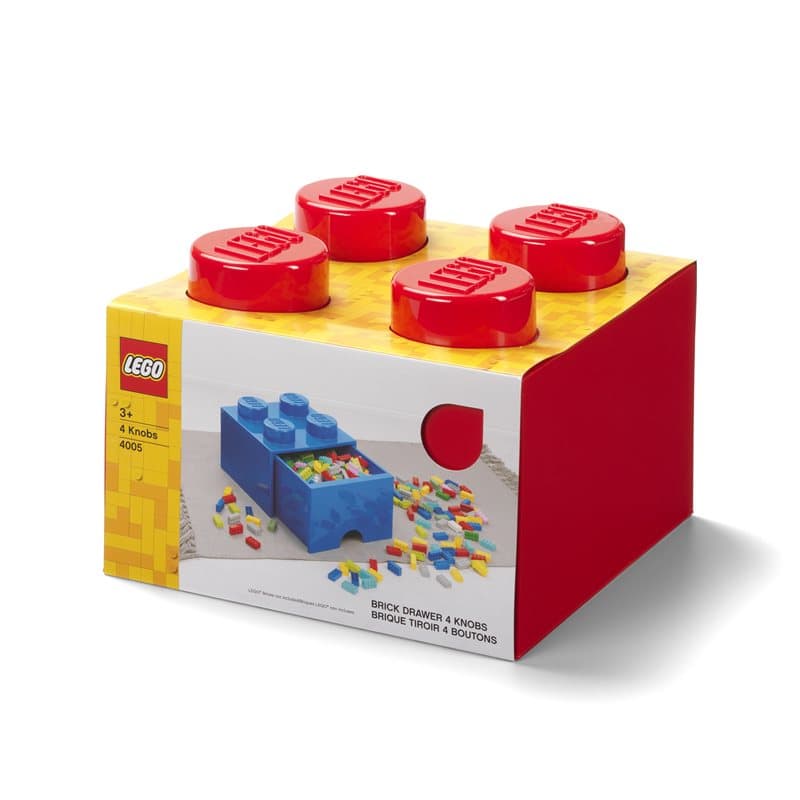 Lego Brick Drawer 4 - Red