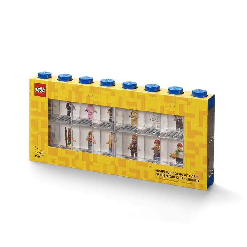 Lego Minifigure Display Case 16 - Blue