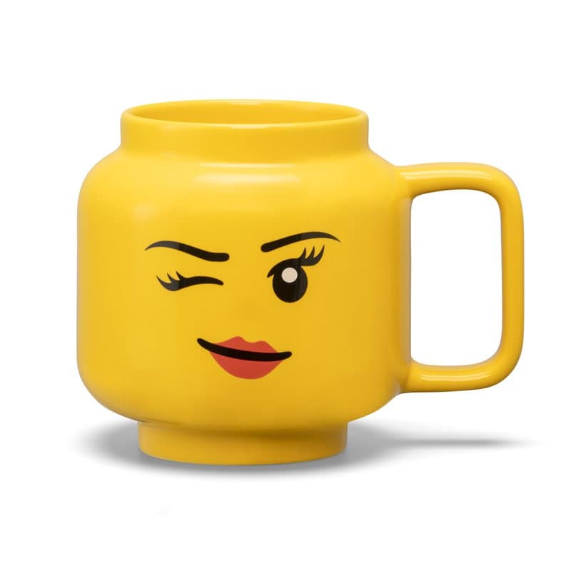 Lego Ceramic Mug Large Winking Girl