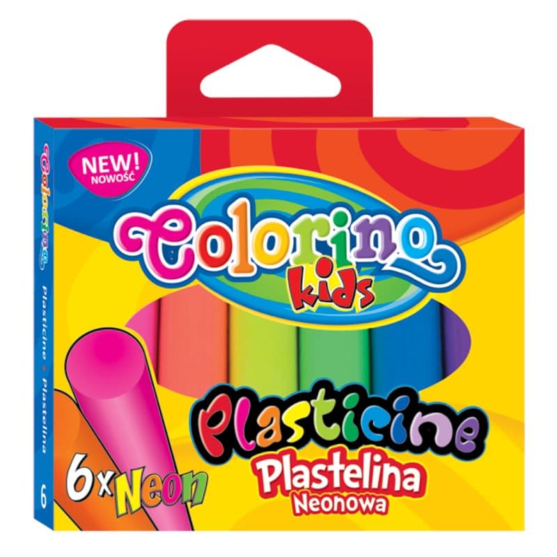 Plasticine 6 Pack Neon