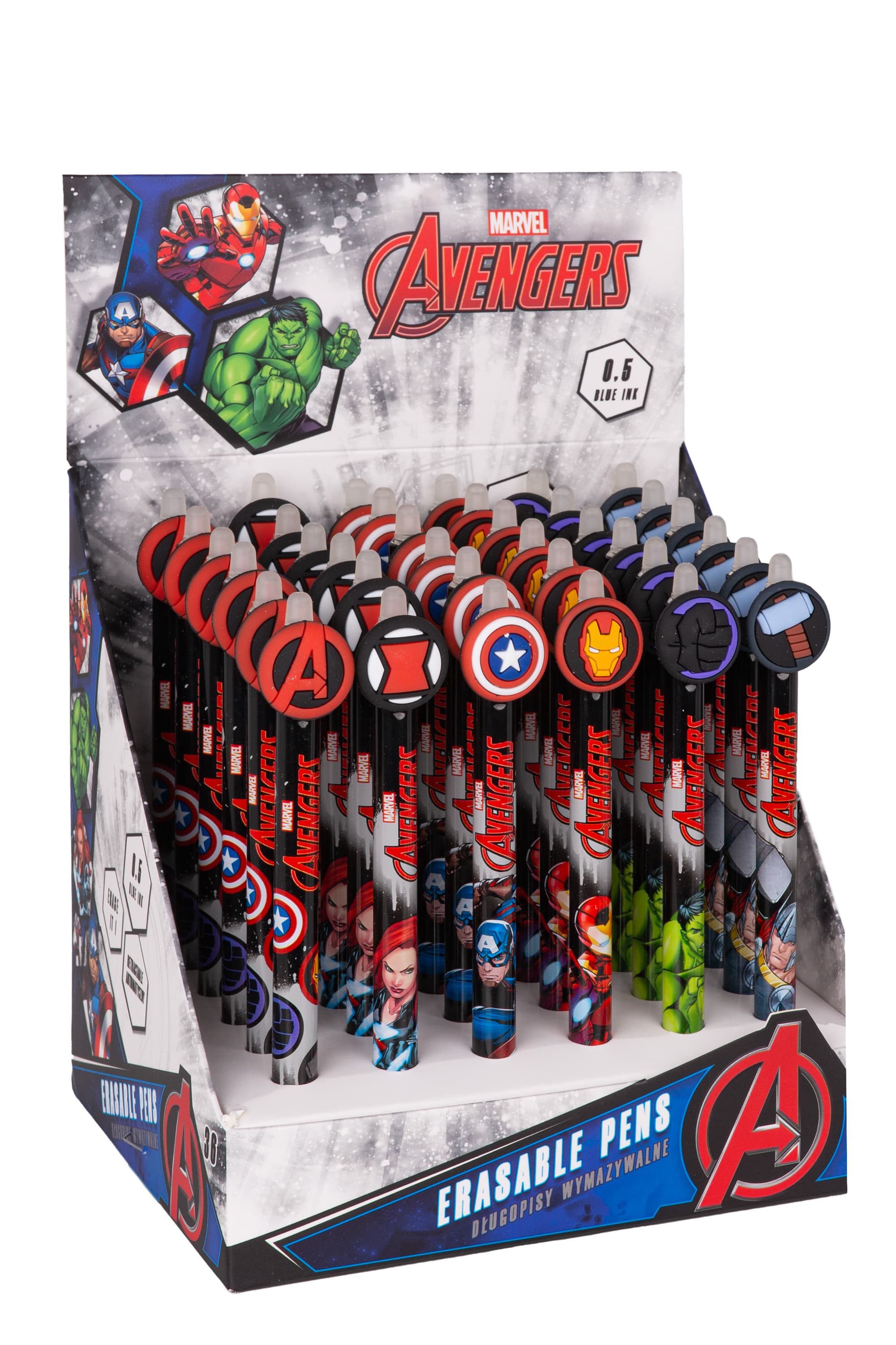 Avengers Erasable Pen 36 Pcs