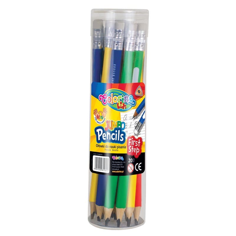 Colorino Jumbo Tri Pencils 20 Pcs