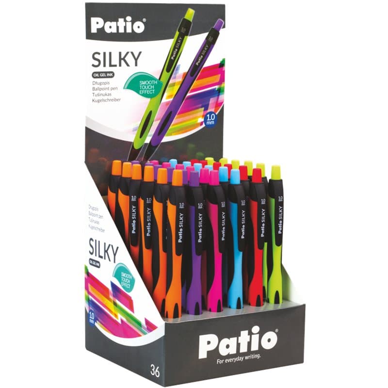 Ballpoint Pen SILKY display 36 pcs
