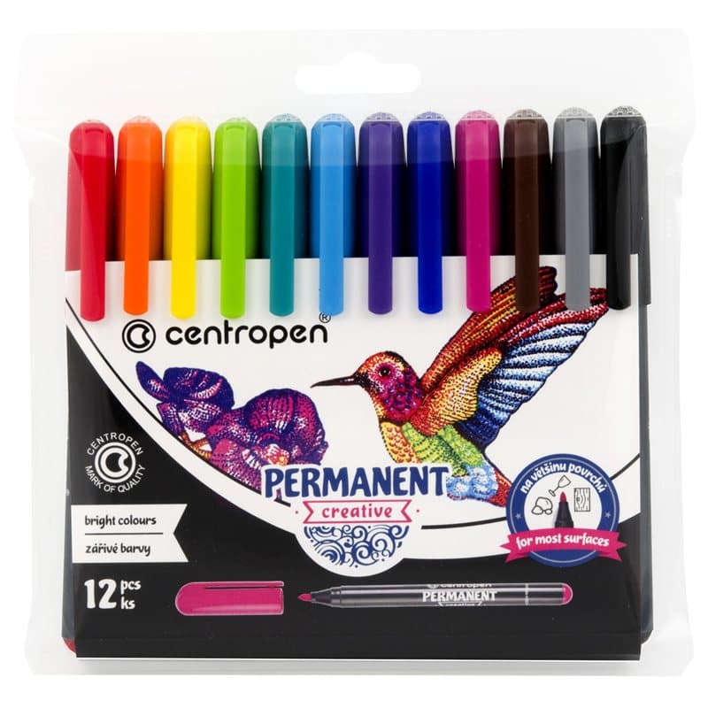 Permanent Creative Markers 12pck