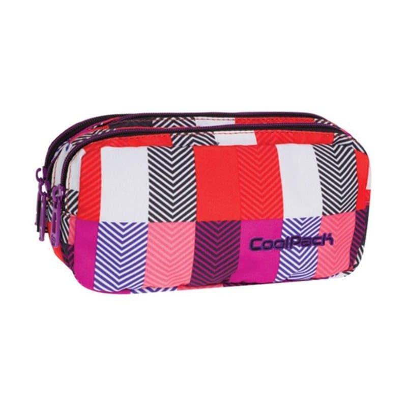 Pencil Case 3 Zip Snow Hills