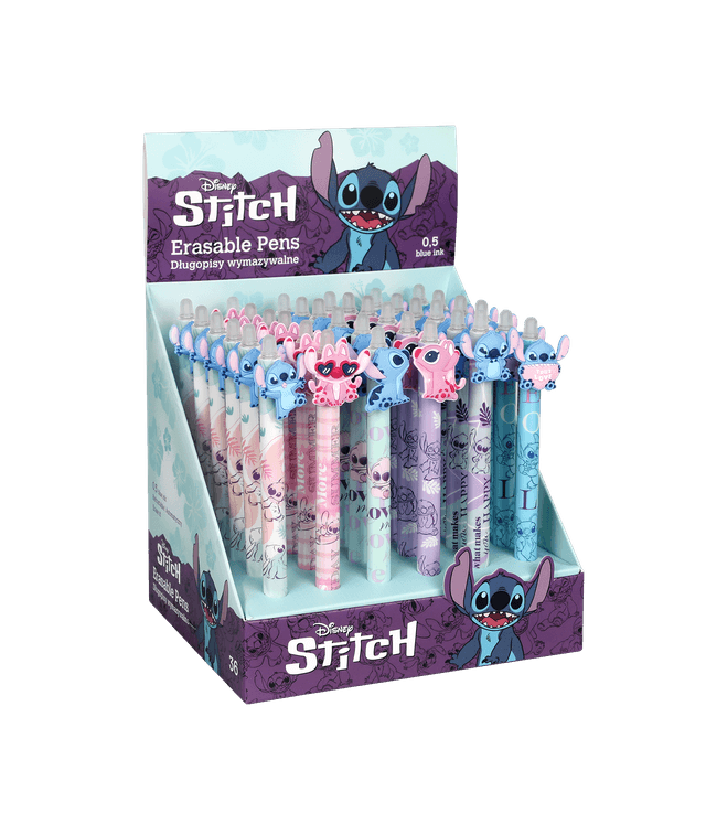 Stitch Pastel Erasable Pen 36 Pcs