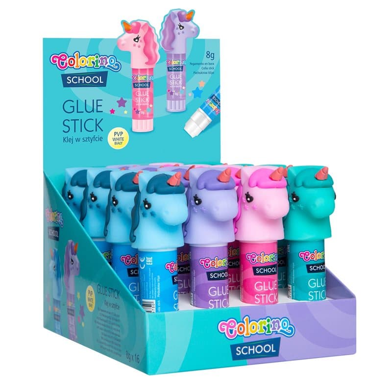 Pvp Glue Stick 8G Unicorns 16 Pcs