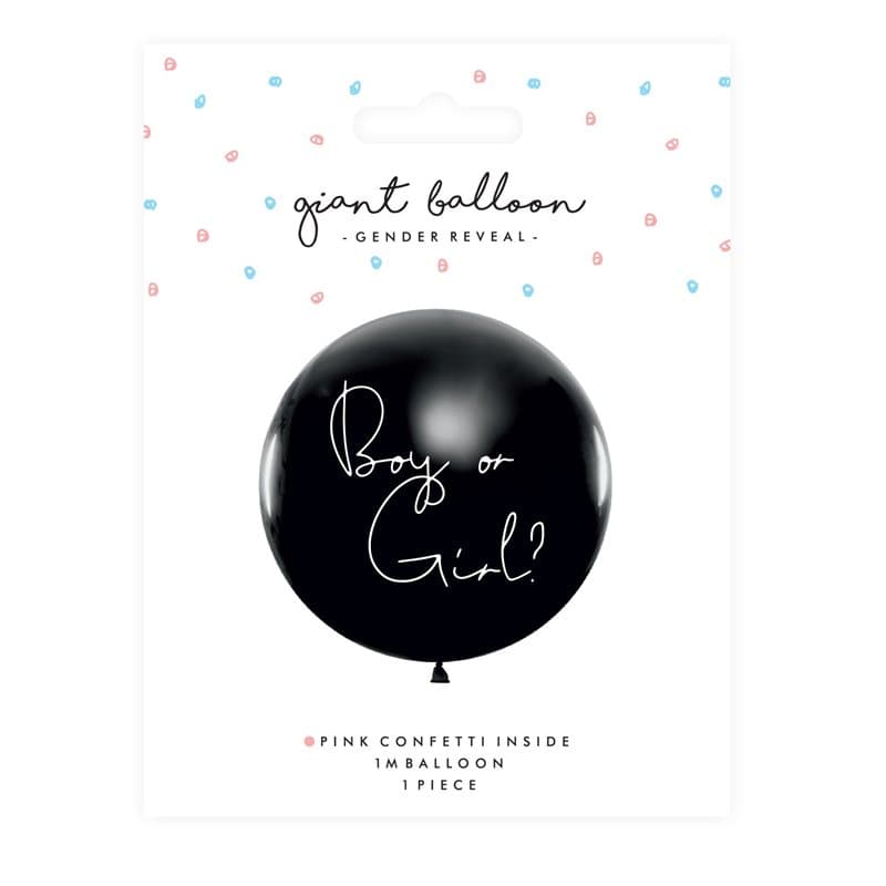 Gender Reveal Balloon Large Girl