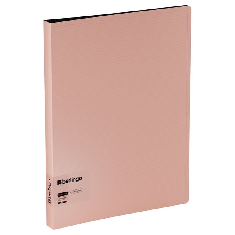 40 Pocket Display Book Pink-Black