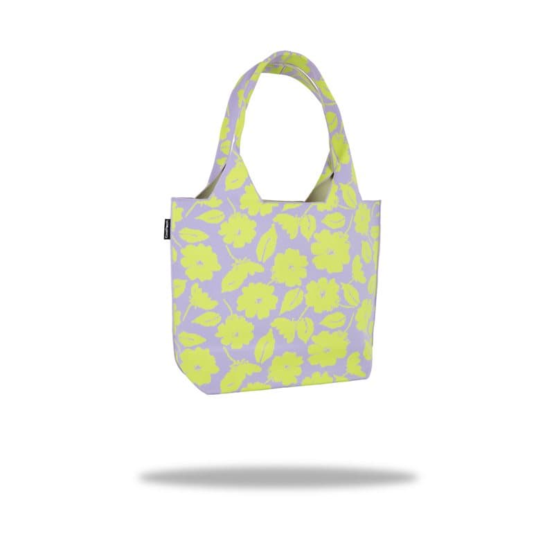 Knitted Shoulder Bag Flores Lila