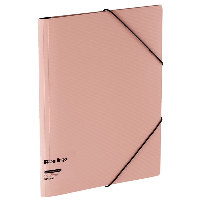 Instinct A4 Band Folder Pink-Blk