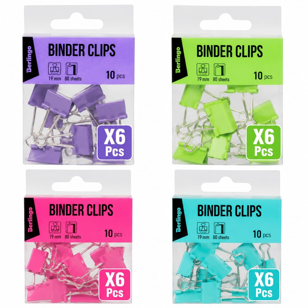 Binder Clips 19mm X 10pcs