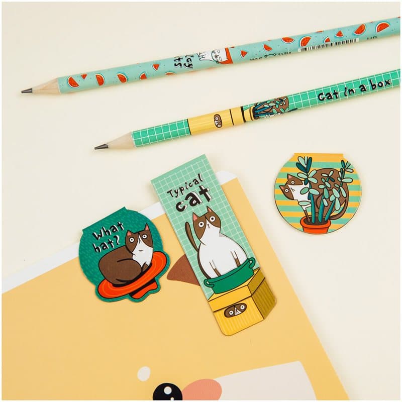 Magnetic Bookmarks Juicy Cat 3 pcs.
