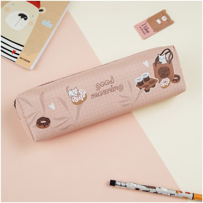 Jr Pencil Case Coffee Shop 200x55x40mm
