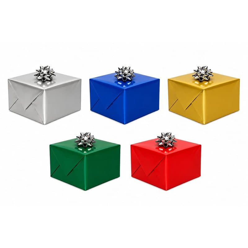 Metallic Wrap X 5 Colours (50)