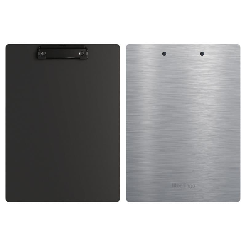 A4 Steel Style Clipboard Silver