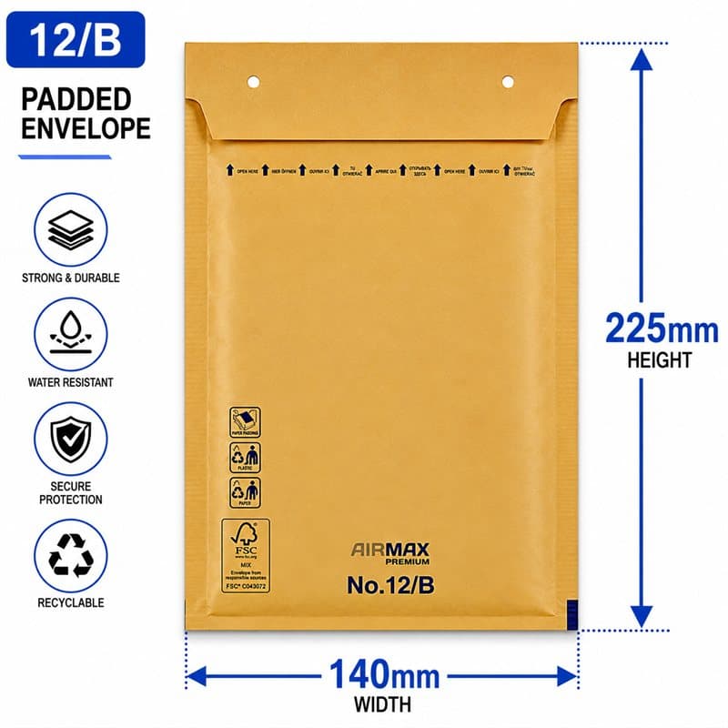 Padded Envelope 140 mm X 225 mm 12/B