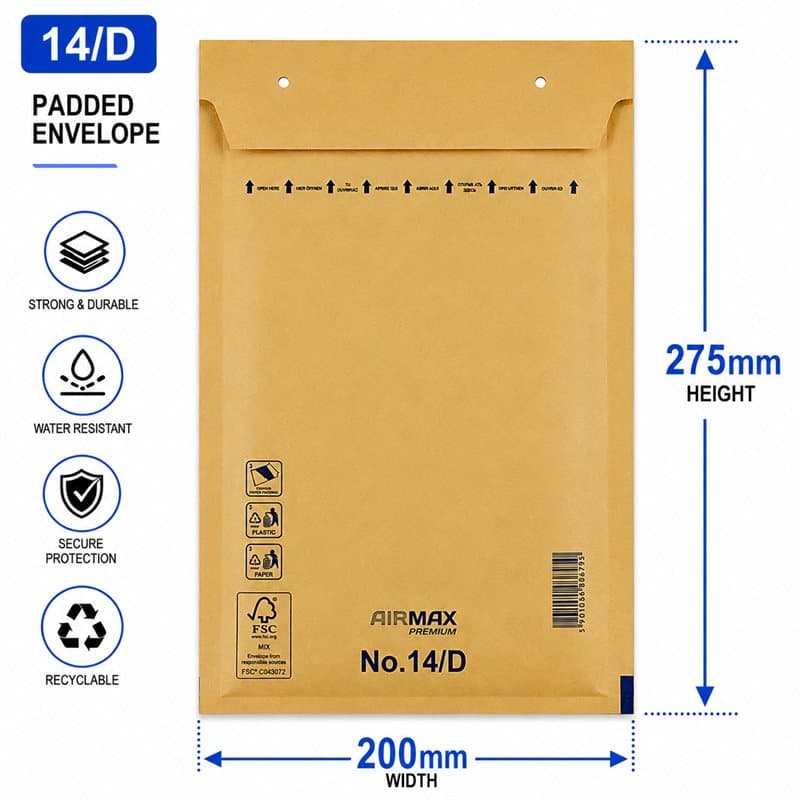 Padded Envelope 200 mm X 275 mm 14/D