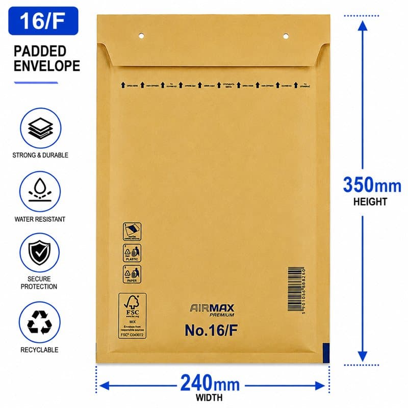 Padded Envelope 240 mm X 350 mm 16/F