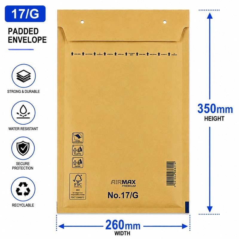 Padded Envelope 260 mm X 350 mm 17/G