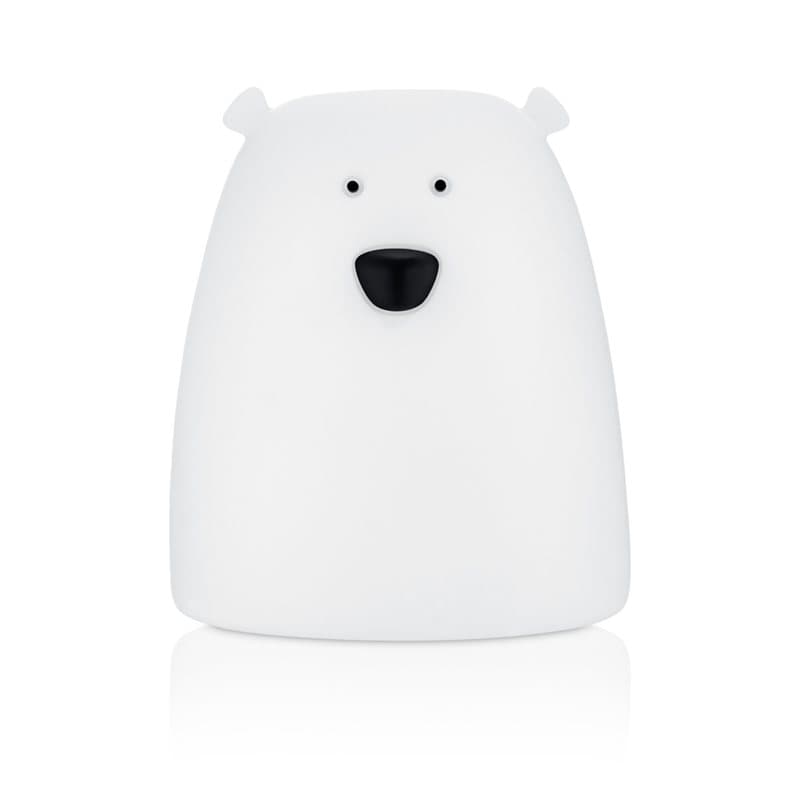 Bear Lamp Small White 3 X AAA Batt