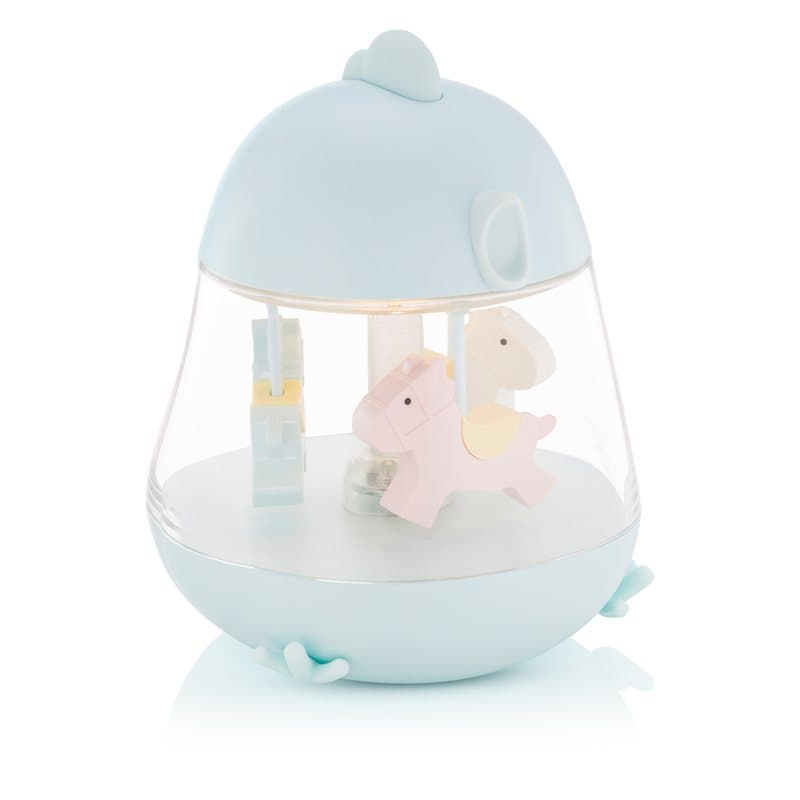 Lamp Carousel & Music Box Blue Micro-USB