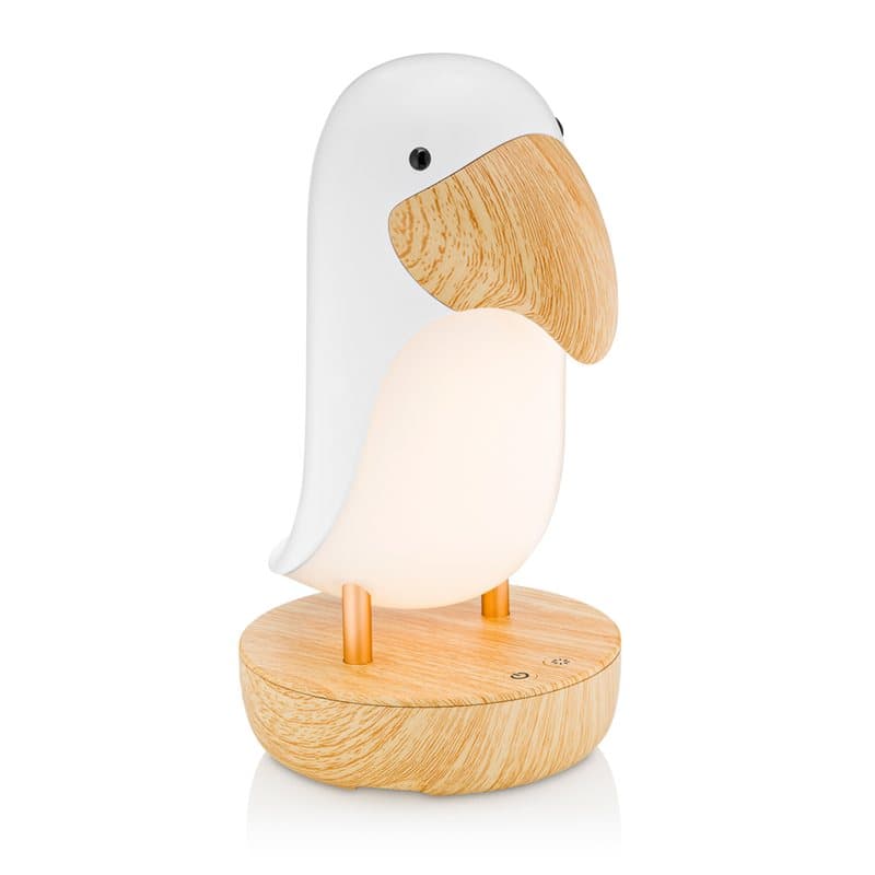 Puffin Lamp With Speaker White USB-C