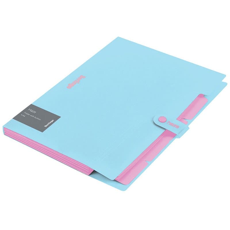 Haze Folder 5 compartments Blue