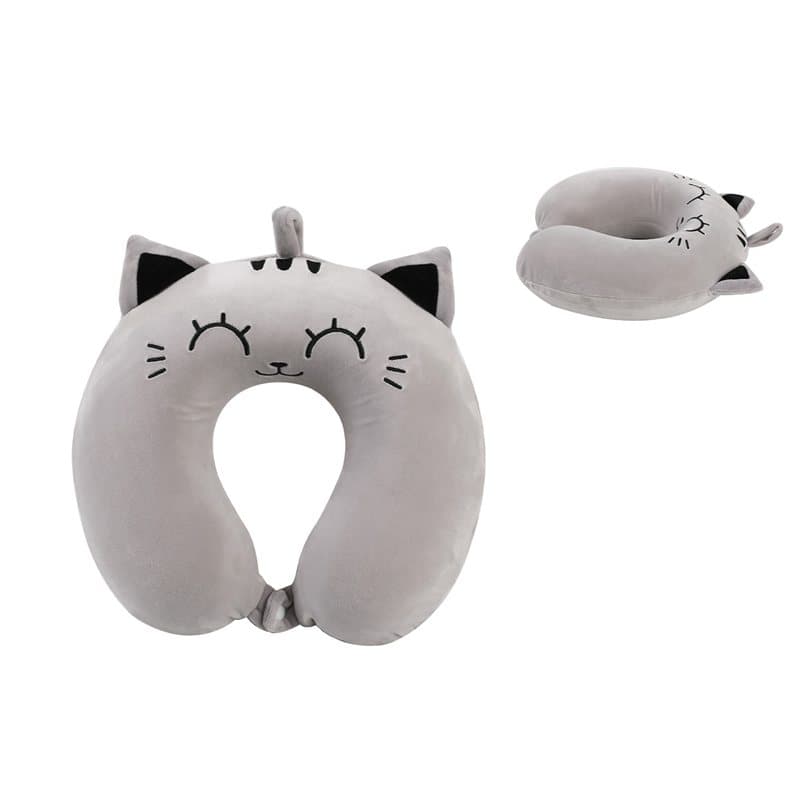 Neck Pillow GREY CAT