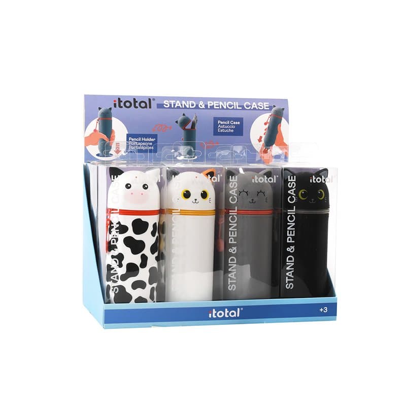 Assorted Silicone Pencil Cases 12 pcs