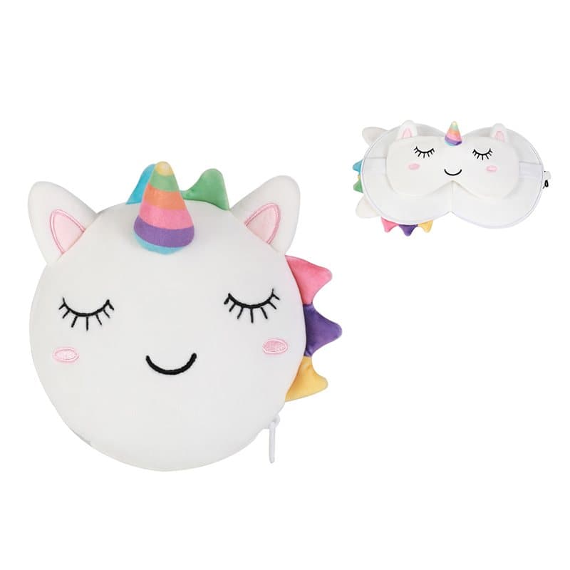 Pillow with Sleep Mask UNICORN